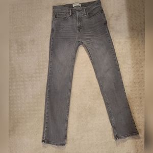 Abercrombie Kids gray wash jeans 13/14